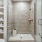 stand up shower with built in shelves